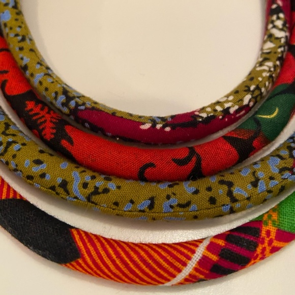 Fabric Stranded Necklace - Picture 2 of 3